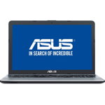 Laptop ASUS VivoBook X541UJ-GO423 (Procesor Intel® Core™ i3-6006U (3M Cache, 2.00 GHz), Skylake, 15.6", 4GB, 500GB, nVidia GeForce 920M@2GB, DVD-RW, Argintiu)