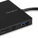 Targus Hub USB Este 3x USB-C-A și 1x USB-C Baterie Negru (B2b) - ACH924EUZ, Targus