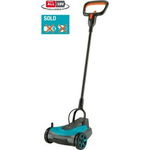 Masina de tuns iarba Gardena HandyMower, Latime taiere 22 cm, 3 Trepte de inaltime, Recomandat pentru 50 mp, Fara acumulator si incarcator (Albastru), Gardena