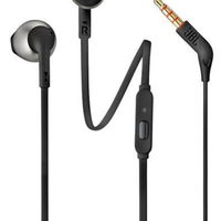 Casti Stereo JBL T205, Microfon (Negru)