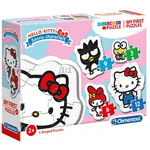 Puzzle 4 in 1 Hello Kitty Supercolor 30 Piese Mari, Clementoni