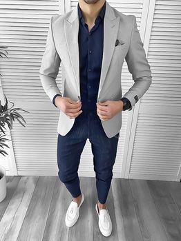 Tinuta barbati smart casual Pantaloni + Camasa + Sacou 10113, 