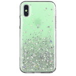 Husa Wozinsky, Star Glitter Shining, pentru iPhone 12 Mini, Verde