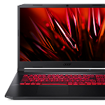Laptop Acer Gaming Nitro 5 AN517-54, 17.3" display with IPS (In-Plane Switching) technology, Full HD 1920 x 1080, Acer ComfyView LED-backlit TFT LCD, 16:9 aspect ratio, supporting 144 Hz refresh rate, Wide viewing angle up to 170 degrees, Ultra-slim desi