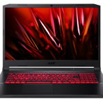 Laptop Acer Gaming Nitro 5 AN517-54, 17.3" display with IPS (In-Plane Switching) technology, Full HD 1920 x 1080, Acer ComfyView LED-backlit TFT LCD, 16:9 aspect ratio, supporting 144 Hz refresh rate, Wide viewing angle up to 170 degrees, Ultra-slim desi