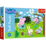 Puzzle Trefl 30 Peppa Pig In Drumetie, Trefl