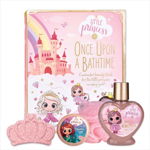 Set de baie in forma de carte cu aroma de cheesecake si capsuni Little Princess Accentra 6057146, 150 ml, Accentra