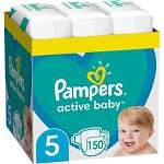 Scutece Pampers Active Baby XXL Box, Marimea 5,11 -16 kg , 150 buc