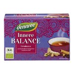 Ceai pentru echilibru interior 20 de plicuri Dennree, 40g, bio, ecologic, Dennree