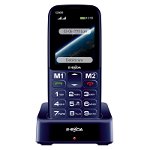 Telefon mobil seniori E-boda S200D, Dual SIM, Negru