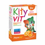 KityVit vitamina C 250mg (fara zahar) PharmA-Z - 40 cpr masticabile, PharmA-Z