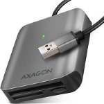 AXAGON CRE-S3 External card reader USB-A 3.2 Gen 1, 3-slot & lun SD/microSD/CF, UHS-II, AXAGON