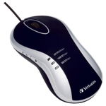 MOUSE Verbatim "Laser Desktop Mouse" 800/1600/2000 DPI black &amp; silver (49010)