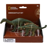 National Geographic Set 2 figurine - Iguanodon si Ankylosaurus
