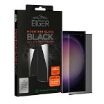 Folie Protectie Sticla Eiger Mountain Glass 3D pentru Samsung Galaxy S23 Ultra (Negru), Eiger