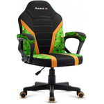 Scaun gaming pentru copii, Huzaro, Ranger 1.0, Ergonomic, inaltime ajustabila, Multicolor