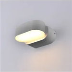 Lampa LED Perete Epistar 6W Gray Body Rotabil 6W Alb Cald, Optonica