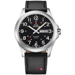 Ceas barbatesc Swiss Military SMP36040.15, 42mm, 5ATM, Argintiu