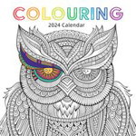 Colouring Calendar - 2024 Square Wall Calendar 