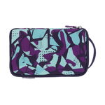 Penar Herlitz, tip etui, 2Go, dimensiune 13.5 x 5.5 x 22 cm, motiv Camo, culoare violet