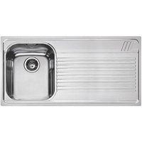 Chiuveta Franke Armonia 101.0022.493 AMX 611, 860 x 500mm (margine slim), Picurator stanga, 1 cuva, Inox satinat