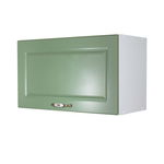 Corp superior 60 cu 1 usa orizontala pentru hota Zebra MDF verde drept, Spectral Mobila