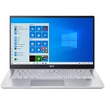 Laptop ultraportabil Acer Swift 3 SF314-43 cu procesor AMD Ryzen™ 3 5300U, 14", Full HD, 16GB, 512GB SSD, AMD Radeon™ Graphics, No OS, Silver