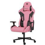 Scaun gaming, Genesis , Textil/PVC, Roz/Negru