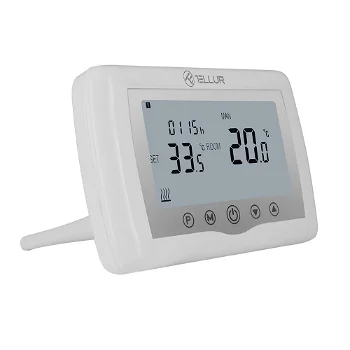 Termostat smart TELLUR TLL331151, Wi-Fi, alb