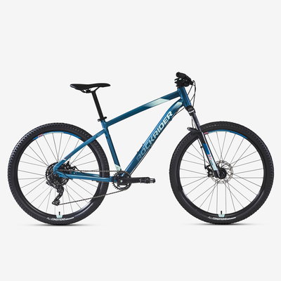 BICICLETĂ MTB DEPLASĂRI ST 120 GRI-PORTOCALIU 27,5/