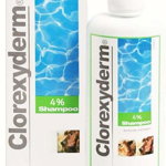 CLOREXYDERM Shampoo 4% Şampon dezinfectant pentru câini şi pisici 250ml, ICF