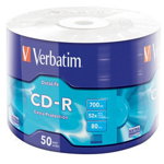CD-R, 700MB, 52X, 50 buc/shrink, VERBATIM Extra Protection, VERBATIM