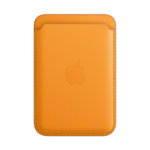 Husa Apple Leather Wallet MagSafe pentru iPhone California Poppy