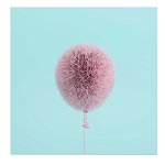 Tablou canvas balon creat din blana, roz 1337 - Material produs:: Poster pe hartie FARA RAMA, Dimensiunea:: 80x80 cm, 