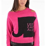Just Cavalli Laser Cut Detail Sweater Pink