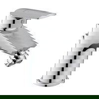 Baterie bideu Duravit DuraStyle N12400001010, marime M, cartus ceramic, monocomanda, 156 mm, ventil, Crom lucios, Duravit