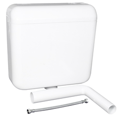 Rezervor suspendat Laguna, 39 x 42 x 13.5cm, 9l, alb