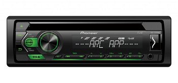 CD player auto Pioneer DEH-S121UBG, 4x50W, 1DIN, USB, iluminare verde, telecomanda inclusa