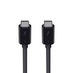Cablu Belkin USB-C Thunderbolt 3 la USB-C Thunderbolt 3, 40Gbps, 100W, lungime 2m, negru