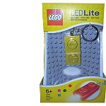 Breloc cu lanterna lego placa aurie , Lego