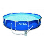 Piscina gradina cadru metalic 366x76 Intex + pompa