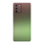 Set Folii Skin Acoperire 360 Compatibile cu Samsung Galaxy S10 Lite (Set 2) - Wraps Skin Chameleon Avocado Metallic