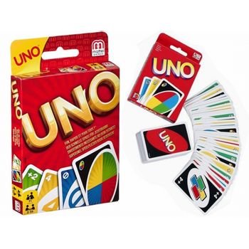 Joc de societate Uno clasic, joc de carti 2/10 jucatori - Mattel, Mattel