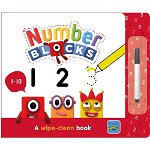 Carticica Scriu si sterg Numberblocks 1-10, Numberblocks