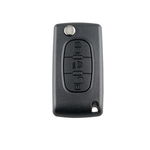 Cheie completa tip briceag, cu chip si telecomanda pentru Citroen, 3 butoane, 433 MHZ CE0536 ASK ID46 Chip, GAGET AUTO