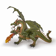 Figurina Papo Fantasy World – Dragon cu doua capete, Papo