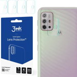 Set 4xFolie Protectie Sticla Flexibila 3MK pentru Camera Motorola Moto G10, Structura Incasabila, 7H, 0.2 mm, 3MK