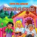 Carte de Colorat - Hansel si Gretel, 