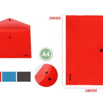 Mapa Documente Office Style, Capsa, Plastic, Verde Marin, 33x24cm