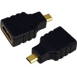 1x HDMI Female - 1x microHDMI Male, v1.4, negru, Logilink